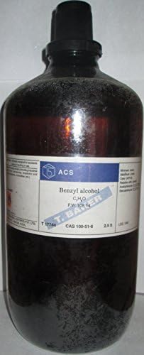 Benzyl alcohol (AR) 2.5L Glass Bottle Thomas Baker Chemicals
