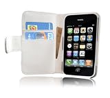 Original Cadorabo! Prime Iphone 3G et 3GS cuir housse blanc