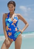 Floral Surplice Maillot