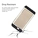 iPhone 7 Plus Card Holder Case, Holds Up to 2 Cards, TORUBIA Wallet Case Slim Fit Armor Air Cushion Technology Dual Layer Heavy Duty Shockproof Protective Cover for iPhone 7 Plus 5.5 inch - Gold
