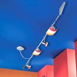 Eglo 86227 26391 Seilsystem 3m 2-Spot 2-Schirm rot-weiÃ?