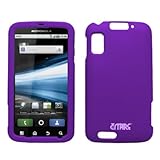 EMPIRE Purple Rubberized Snap-On Cover Case for AT&T Motorola Atrix 4G MB860