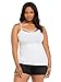 White Strappy Foxy Cami