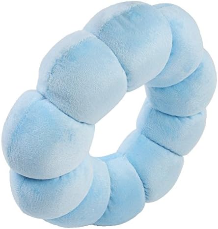 New Fashion Neck Massage Plum Flower Pillow Versatile Comfort Pillow Cushion Bolster Decorative Cushion Cover Throw Pillow Cover Pillow case (Blue)