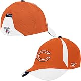 Men`s Chicago Bears Official Orange Sideline Player Flex Fit Hat