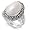 Sterling Silver 20mm Oval Mabe Pearl Stone Ring (Size 7 - 9) - Size 7