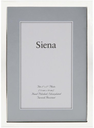 Siena TRIMLINE high-polished silverplate frame - 5x7