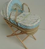 Lollipop Lane Farm Animals Palm Moses basket & Folding Stand RRP £69.95 OUR PRICE £39.95