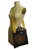 V2SL HANABI Seriese of Vela TESAGE tote bags, Style 2, Cotton Soft Canvas, Shoulder bags with Drawstring Closure Top,