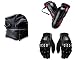 Auto Pearl Premium Quality Bike Accessories Combo Of Pro Biker Magnetic Fuel Tank Bag Motorcycle Helmet Bag with Practical Pockets Water-resistant Shoulder Bag for Driving Riding Traveling Equipment. & Premium Quality Fox Motorcycle Riding Elbow Guard (Black Red, Set of 2) & MadBike 1 Pair of Hand Grip Gloves for Bike Motorcycle Scooter Riding - (Black L) RS.5366.00