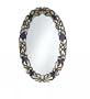 21"W X 31.5"H Iris Framed Wall Mirror