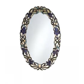 21"W X 31.5"H Iris Framed Wall Mirror