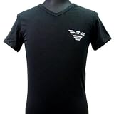 EMPORIO ARMANI（エンポリオ アルマーニ） メンズアンダーVネックシャツ Tシャツブラック(110886blanc)