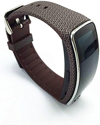 LUCKYMALL Replacement Plastic Band for Samsung Galaxy Gear Fit (Flower-014)