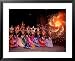 Dance and Fireworks called Bani Stui Gulal Tells the Story of the Guelaguetza, Oaxaca, Mexico Framed Art Poster Print by Igal Judisman, 31x25