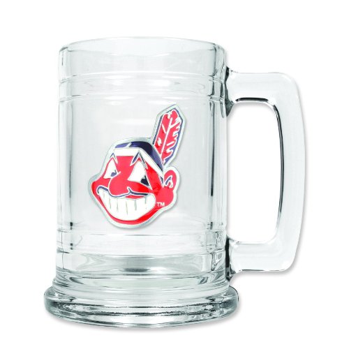 MLB Cleveland Indians Glass Tankard 15oz