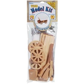 Wood Model Kit-Covered Wagon from Suspension Sets