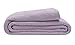 Elite Home 100% GOTS Certified Organic Cotton Super-Soft Bed/Throw Blanket, Orchid, Twin