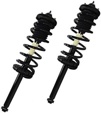 2 Rear Complete Strut Assemblies With Springs and Mounts Fit 1998 - 2002 Honda Accord