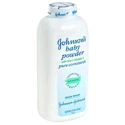 Johnson'sBabyPowder,PureCornstarchwithAloeandVitaminE15oz(425g)