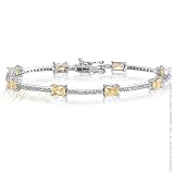STUDIO 925: *BRADFORD CHAMPAGNE CZ BRACELET*