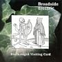Black-edged Visiting Card