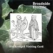 Black-edged Visiting Card
