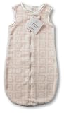 SwaddleDesigns zzZipMe Sack - Very Light Pink with Pastel Pink Mod Squares, 3-6 Months