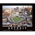 Comerica Park - Detroit, Michigan Sports Art Poster Print