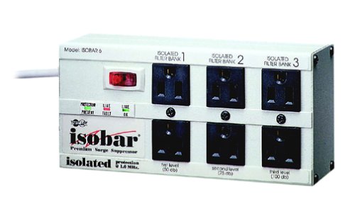 Tripp Lite CCI6 Isobar Command Console 6Outlet 9Ft-Cord 15K-Ins Metal