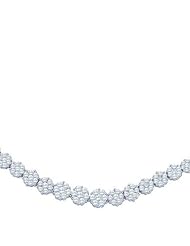 10.00CT-DIA FLOWER NECKLACE
