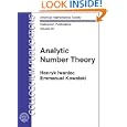 Analytic Number Theory (Colloquium Publications, Vol. 53) (Colloquium Publications (Amer Mathematical Soc)) by Henryk Iwaniec and Emmanuel Kowalski