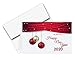 2020 Happy New Year Cards & Envelopes | Christmas, Holiday, Xmas, New Yrs Red Thank You Greeting Card Set â€“ 25 Half Fold Cards & A7 Envelopes | 5 x 7 Inches