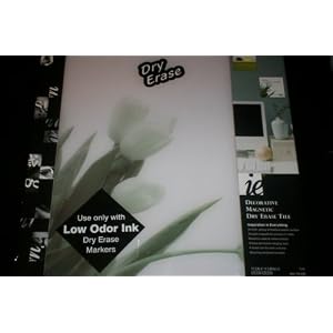 Decorative magnetic dry erase board