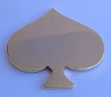Gold Spade-Shaped Poker Weight
