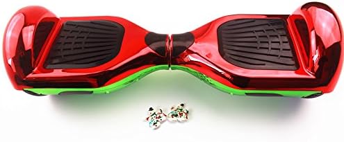 Cellot Two Wheels Self Balance Smart Drifting Scooter Electronic Mini Unicycle Intelligent Monocycle Chrome Bright Color (Christmas Red/Green Chrome)