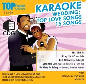 CD-Charts  Search : Wedding, Reception & Love Songs Karaoke Top Tunes TT-222