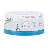 Memorex CD-R Discs 700MB/80min 52x Spindle White 30/Pack Economical Versatile Media
