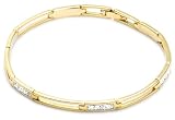 Image of Buckley Ladies Gold Plate Bar Bracelet 7.25