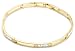 Buckley Ladies Gold Plate Bar Bracelet 7.25