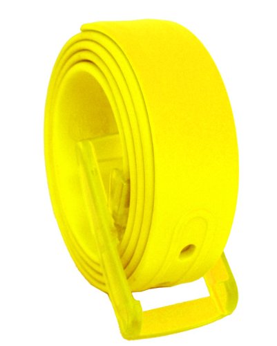 Zebragogo Women's Neon Rubber Jelly Belt