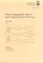 Glass Integrated Optics and Optical Fiber Devices (Critical Reviews of Optical Science and Technology, Vol. CR53)