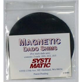 Click here to buy Systi-Matic 56065 Magnetic Dado Shims Sets with 1 1 8 Bore by Systi Matic.