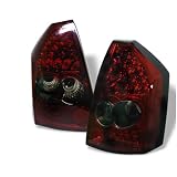 05-06 Chrysler 300C L.E.D Taillights - Red Smoke 