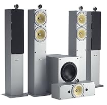 Crystal Acoustics TX-T10 Home Theater Speaker System with 10" THX SELECT Certified Subwoofer, Silver