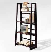 Dolce Dark Walnut Folding Bookcase