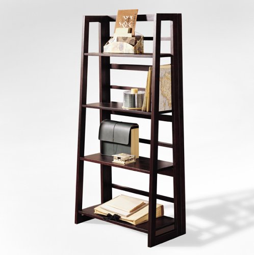 Dolce Dark Walnut Folding Bookcase