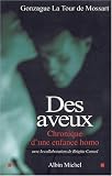 Des aveux : Chronique d'une enfance homo