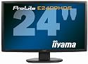 Iiyama ProLite E2409HDS-1 24 Inch Widescreen LCD Monitor (DVI, HDMI) - Black