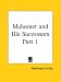 Book Mahomet and His Successors, Part 1